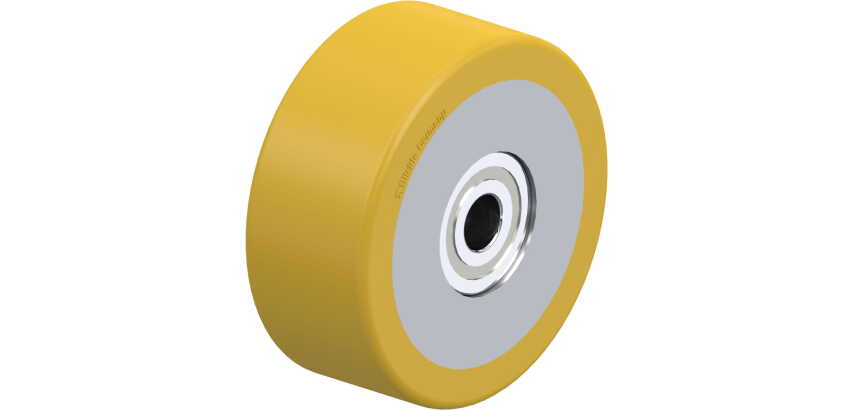 BLICKLE - Galet de transpalettes Ø 82mm bandage polyuréthane PU 310kg - HTH 82x34/12-32K