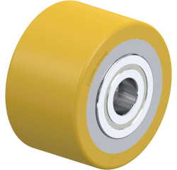 BLICKLE - Galet de transpalettes Ø 82mm bandage polyuréthane PU 450kg - HTH 82x50/20-52K