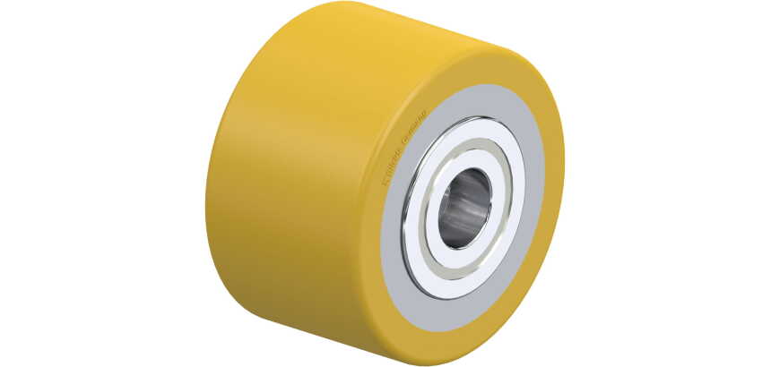 BLICKLE - Galet de transpalettes Ø 82mm bandage polyuréthane PU 450kg - HTH 82x50/20-52K