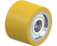 BLICKLE - Galet de transpalettes Ø 82mm bandage polyuréthane PU 550kg - HTH 82x60/25-52K