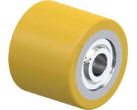 BLICKLE - Galet de transpalettes Ø 82mm bandage polyuréthane PU 640kg - HTH 82x70/20-72K
