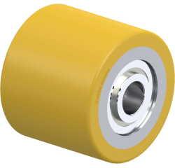 BLICKLE - Galet de transpalettes Ø 82mm bandage polyuréthane PU 640kg - HTH 82x70/20-72K