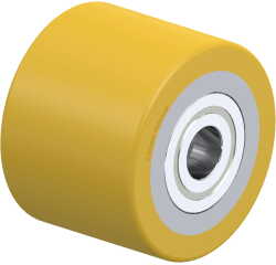 BLICKLE - Galet de transpalettes Ø 85mm bandage polyuréthane PU 610kg - HTH 85x65/20-65K