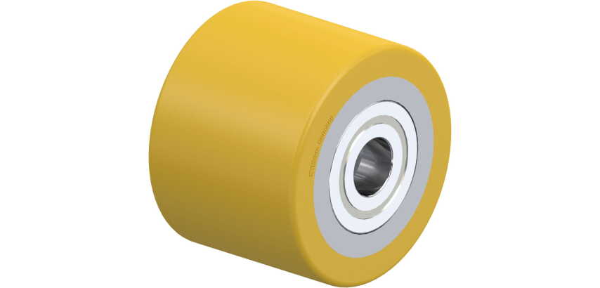 BLICKLE - Galet de transpalettes Ø 85mm bandage polyuréthane PU 610kg - HTH 85x65/20-65K