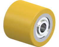 BLICKLE - Galet de transpalettes Ø 85mm bandage polyuréthane PU 720kg - HTH 85x75/20-77K