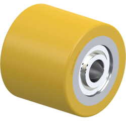 BLICKLE - Galet de transpalettes Ø 85mm bandage polyuréthane PU 720kg - HTH 85x75/20-77K