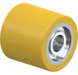 BLICKLE - Galet de transpalettes Ø 85mm bandage polyuréthane PU 770kg - HTH 85x80/25-74K