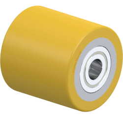 BLICKLE - Galet de transpalettes Ø 85mm bandage polyuréthane PU 820kg - HTH 85x85/20-85K