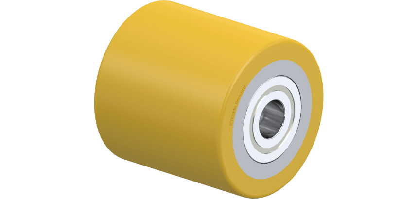 BLICKLE - Galet de transpalettes Ø 85mm bandage polyuréthane PU 820kg - HTH 85x85/20-85K
