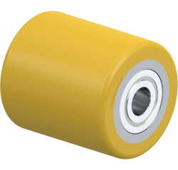 BLICKLE - Galet de transpalettes Ø 85mm bandage polyuréthane PU 910kg - HTH 85x95/20-95K