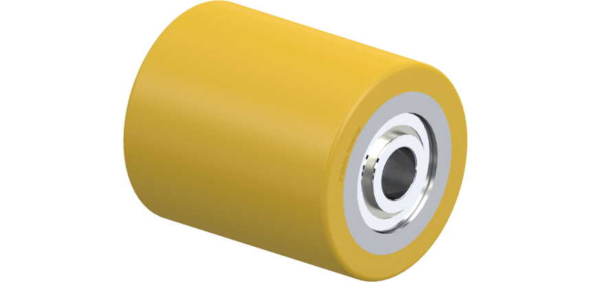 BLICKLE - Galet de transpalettes Ø 85mm bandage polyuréthane PU 960kg - HTH 85x100/20-102K