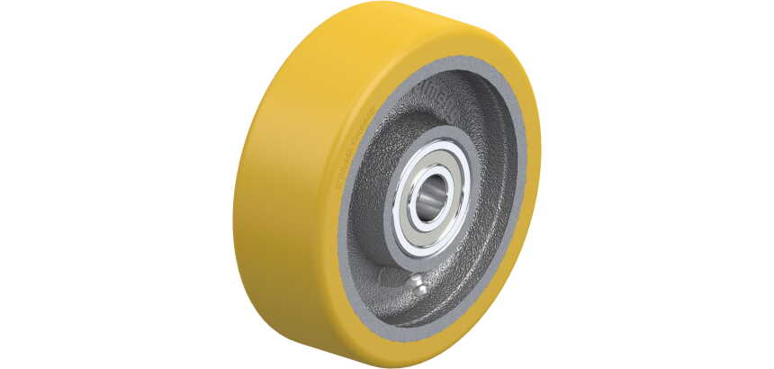 BLICKLE - Roue Ø 150mm bandage polyuréthane PU 800kg - GTH 150/20-50K