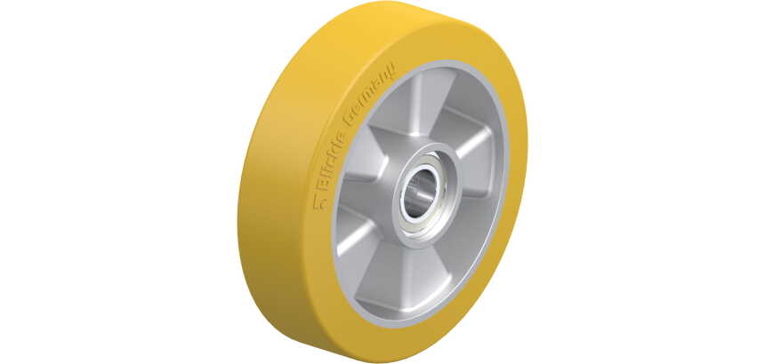 BLICKLE - Roue engin de manutention Ø 180mm bandage polyuréthane PU 700kg - ALTH 180x50/25-50K