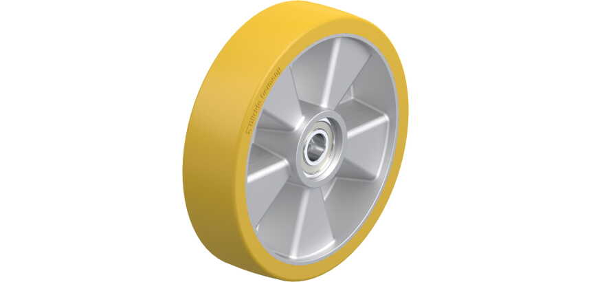 BLICKLE - Roue engin de manutention Ø 200mm bandage polyuréthane PU 800kg - ALTH 200x50/20-40K