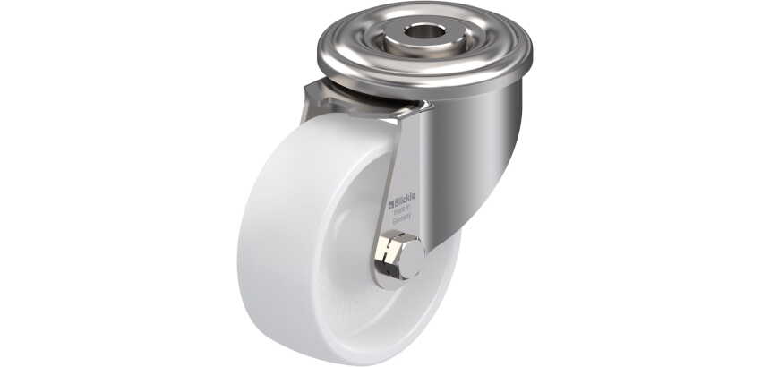 BLICKLE - Roulette pivotante Ø 80mm bandage polyamide PA 6.6 150kg - LEXR-PO 80G