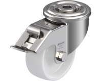 BLICKLE - Roulette pivotante à frein Ø 80mm bandage polyamide PA 6.6 150kg - LEXR-PO 80G-FI