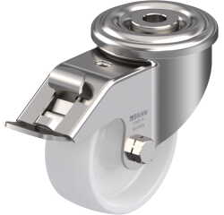 BLICKLE - Roulette pivotante à frein Ø 80mm bandage polyamide PA 6.6 150kg - LEXR-PO 80G-FI