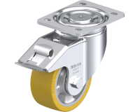 BLICKLE - Roulette pivotante à frein Ø 125mm bandage polyuréthane PU 750kg - LH-ALTH 127K-FI