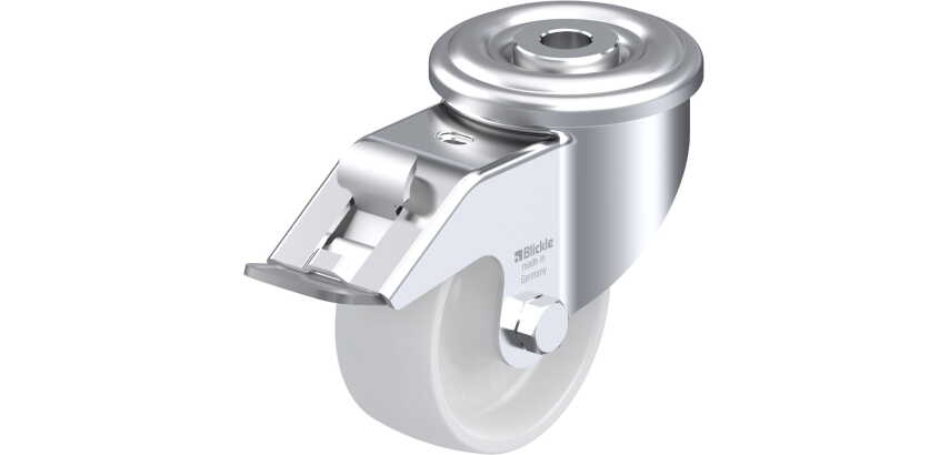 BLICKLE - Roulette pivotante à frein Ø 75mm bandage polyamide PA 6.6 150kg - LER-PO 75G-FI