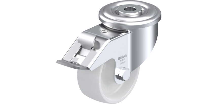 BLICKLE - Roulette pivotante à frein Ø 75mm bandage polyamide PA 6.6 150kg - LER-PO 75G-FI