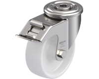 BLICKLE - Roulette pivotante à frein Ø 100mm bandage polyamide PA 6.6 150kg - LEXR-PO 100G-FI