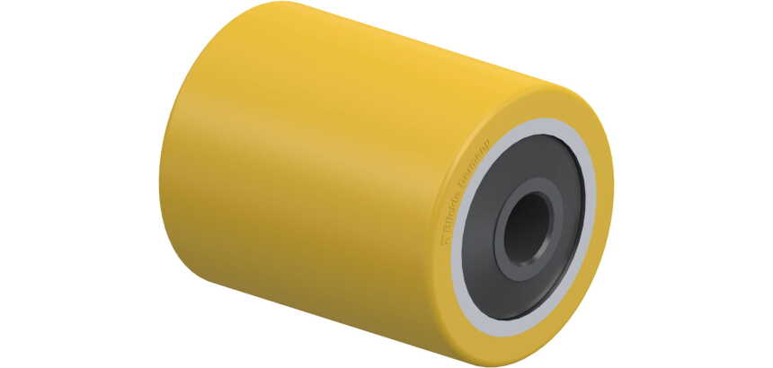 BLICKLE - Galet de transpalettes Ø 82mm bandage polyuréthane PU 920kg - HTHW 82x100/20-104K