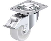 BLICKLE - Roulette pivotante à frein Ø 75mm bandage polyamide PA 6.6 150kg - LE-PO 75R-FI