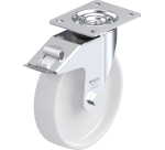 BLICKLE - Roulette pivotante à frein Ø 200mm bandage polyamide PA 6.6 300kg - LE-PO 200R-FI