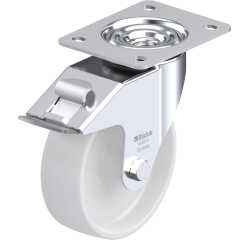 BLICKLE - Roulette pivotante à frein Ø 150mm bandage polyamide PA 6.6 300kg - LE-PO 150G-FI