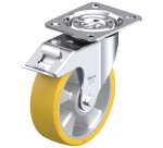BLICKLE - Roulette pivotante à frein Ø 125mm bandage polyuréthane PU 250kg - L-ALTH 125K-FI