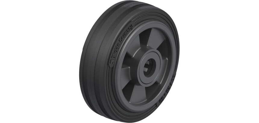 BLICKLE - Roue Ø 80mm bandage caoutchouc SBR 50kg - VPP 80/12R
