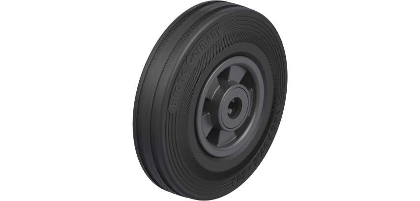 BLICKLE - Roue Ø 140mm bandage caoutchouc SBR 115kg - VPP 140/15R