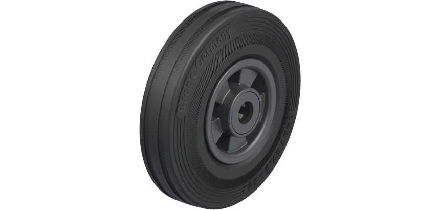 BLICKLE - Roue Ø 140mm bandage caoutchouc SBR 115kg - VPP 140/15R