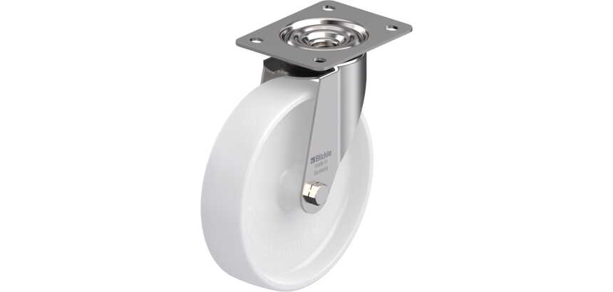 BLICKLE - Roulette pivotante Ø 200mm bandage polyamide PA 6.6 300kg - LEX-PO 200G