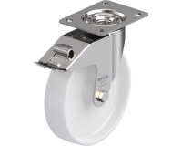 BLICKLE - Roulette pivotante à frein Ø 200mm bandage polyamide PA 6.6 300kg - LEX-PO 200G-FI