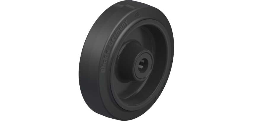 BLICKLE - Roue Ø 160mm bandage caoutchouc NR 400kg - POEV 160/20R