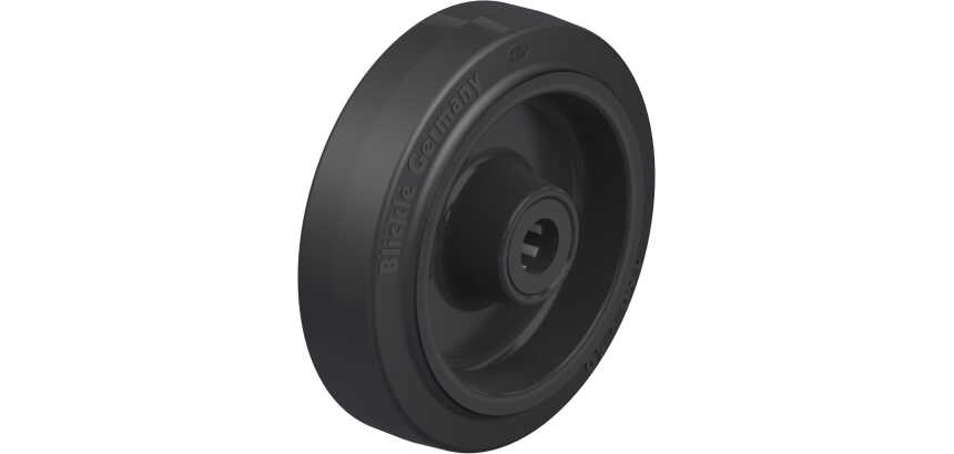 BLICKLE - Roue Ø 160mm bandage caoutchouc NR 400kg - POEV 160/20R