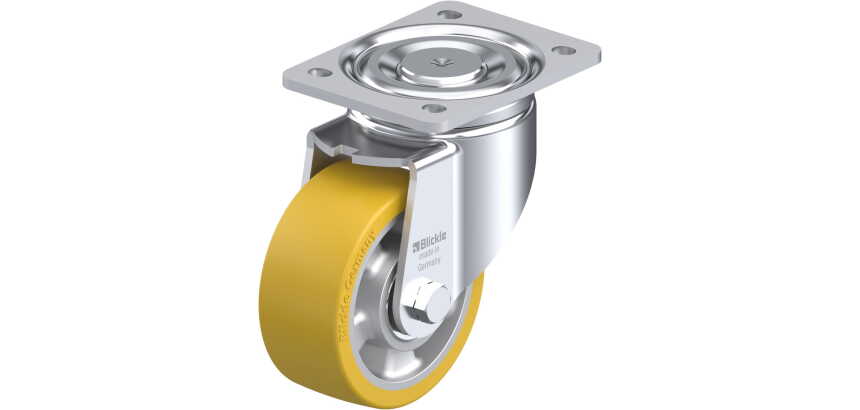 BLICKLE - Roulette pivotante Ø 125mm bandage polyuréthane PU 750kg - LH-ALTH 127K