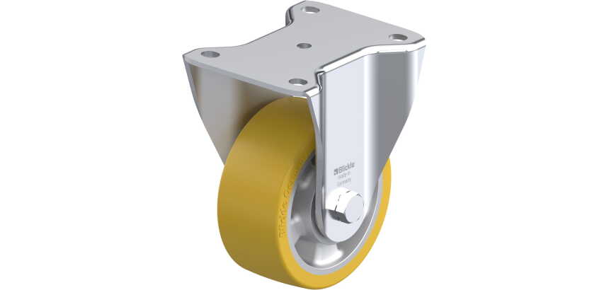 BLICKLE - Roulette fixe Ø 125mm bandage polyuréthane PU 750kg - BH-ALTH 127K