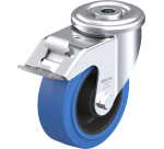 BLICKLE - Roulette pivotante à frein Ø 100mm bandage caoutchouc NR 150kg - LER-POEV 100R-FI-SB