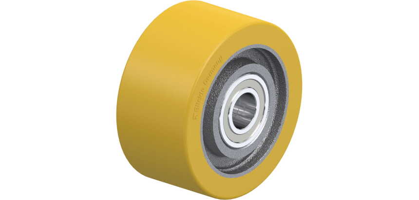 BLICKLE - Roue Ø 100mm bandage polyuréthane PU 600kg - GTH 101/20-50K