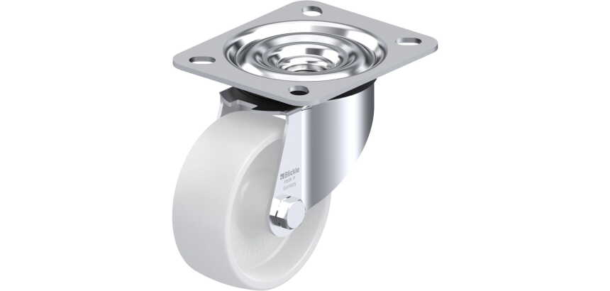 BLICKLE - Roulette pivotante Ø 80mm bandage polyamide PA 6.6 150kg - LE-PO 80G