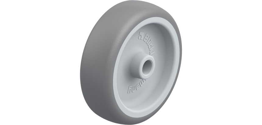 BLICKLE - Roue Ø 100mm bandage caoutchouc TPE 110kg - TPA 101/12G