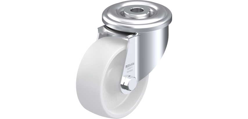 BLICKLE - Roulette pivotante Ø 80mm bandage polyamide PA 6.6 150kg - LER-PO 80G