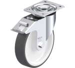 BLICKLE - Roulette pivotante à frein Ø 200mm bandage polyuréthane TPU 400kg - L-POTH 200R-FI