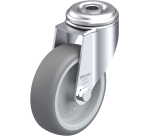BLICKLE - Roulette pivotante Ø 100mm bandage caoutchouc TPE 110kg - LKRA-TPA 101G
