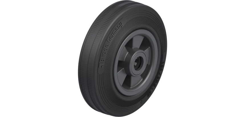BLICKLE - Roue Ø 125mm bandage caoutchouc SBR 100kg - VPP 125/12R