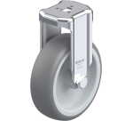 BLICKLE - Roulette fixe Ø 100mm bandage caoutchouc TPE 110kg - BKRA-TPA 101G