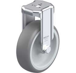 BLICKLE - Roulette fixe Ø 100mm bandage caoutchouc TPE 110kg - BKRA-TPA 101G