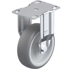 BLICKLE - Roulette fixe Ø 100mm bandage caoutchouc TPE 110kg - BKPA-TPA 101G